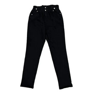 Almost Famous Black Paperbag Jeans M
